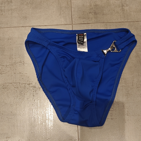 MistrBear Blue Clasp Swim Briefs - Picture 1 of 4